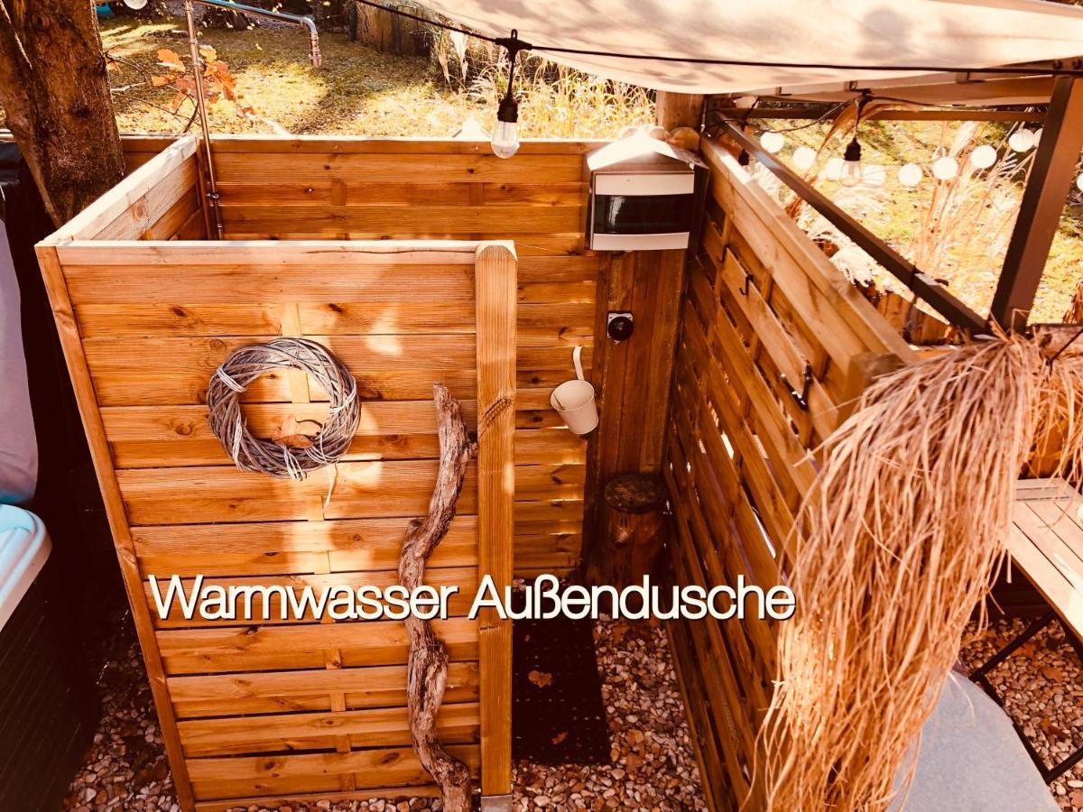 Zirkuswagen Mit Outdoor Whirlpool Und Garten Petershagen-Eggersdorf Zewnętrze zdjęcie