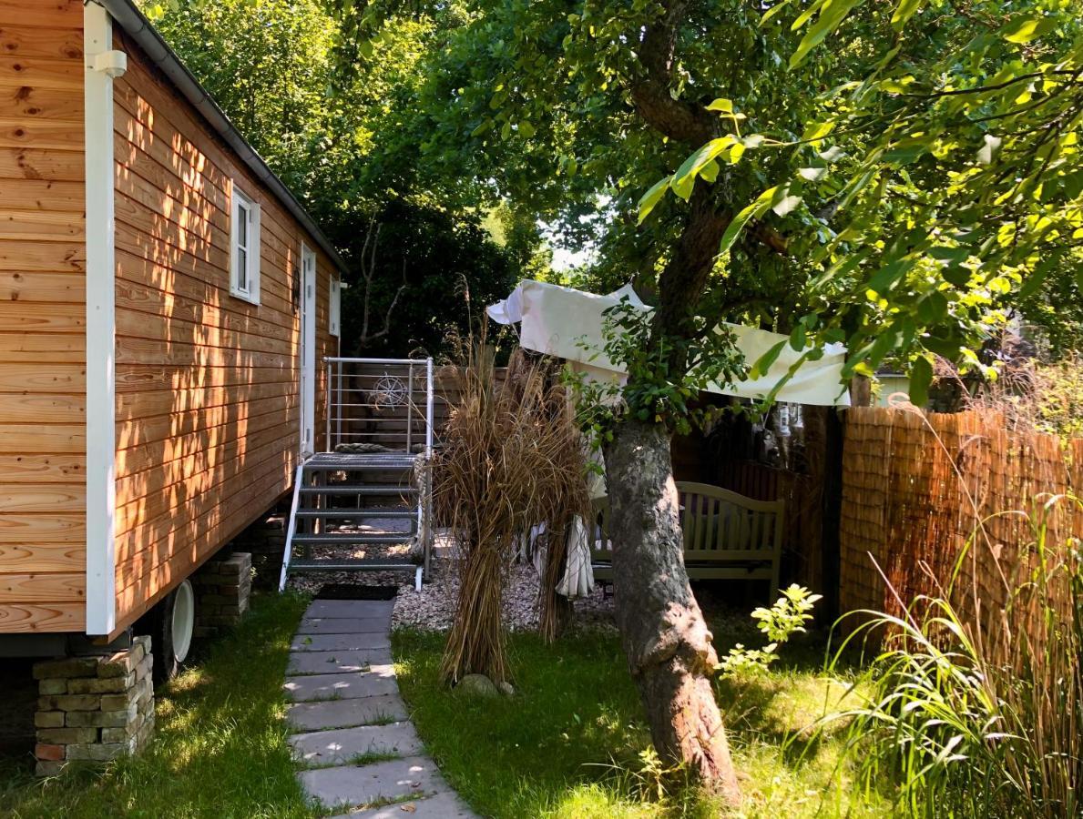 Zirkuswagen Mit Outdoor Whirlpool Und Garten Petershagen-Eggersdorf Zewnętrze zdjęcie