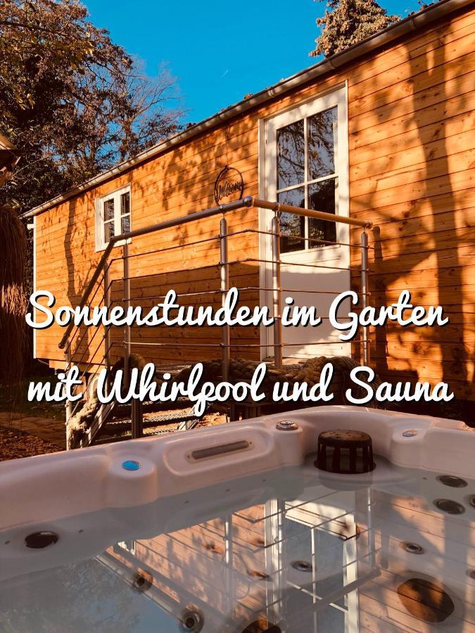 Zirkuswagen Mit Outdoor Whirlpool Und Garten Petershagen-Eggersdorf Zewnętrze zdjęcie